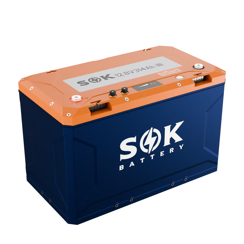 SK12V314PH | 12V314Ah Battery, Built-In Heater & Bluetooth, Victron CAN Comms