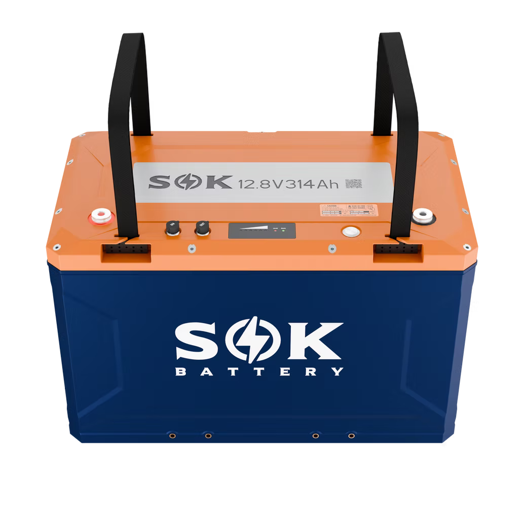 SK12V314PH | 12V314Ah Battery, Built-In Heater & Bluetooth, Victron CAN Comms