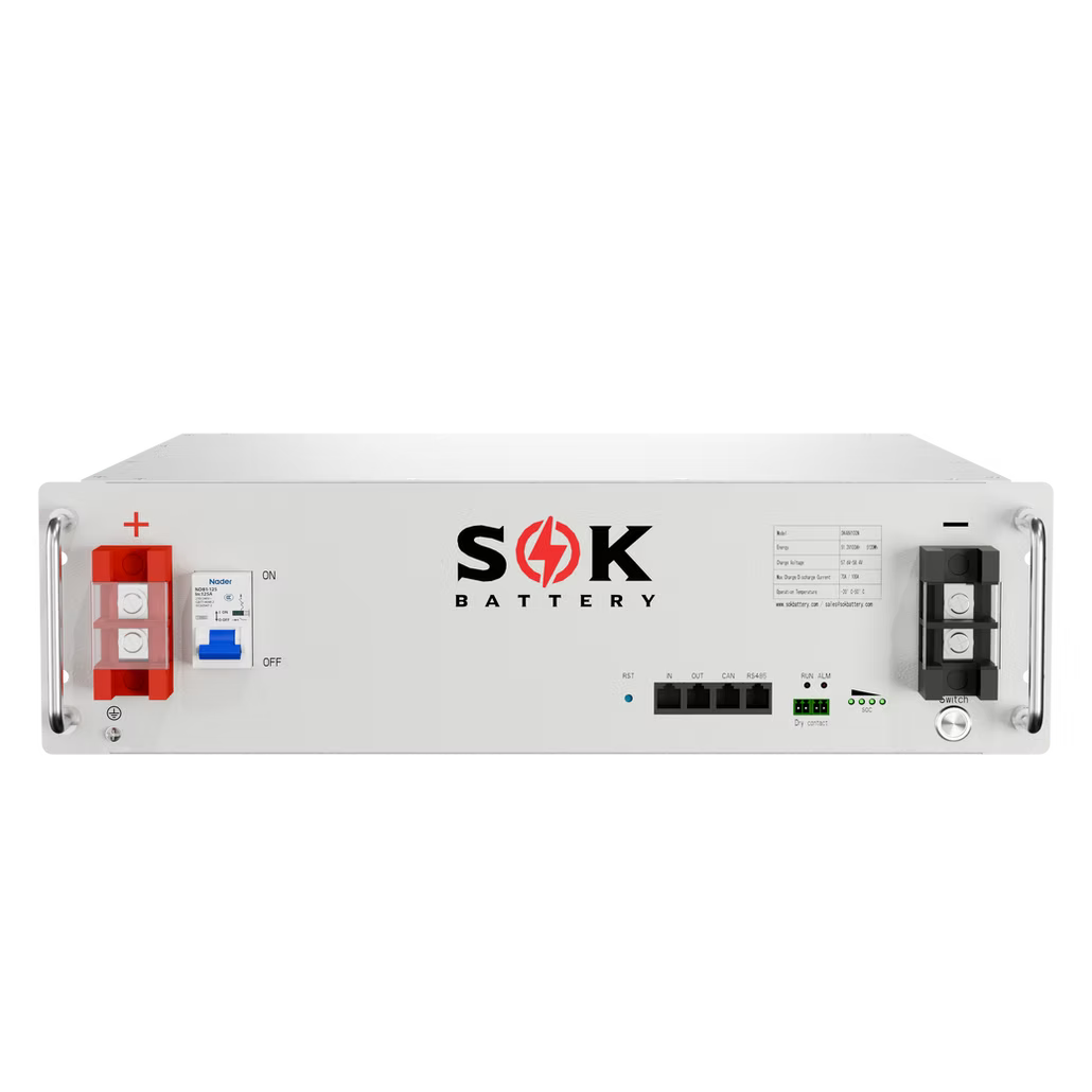 SK48V100N | 48V100Ah Server Rack LiFePO4 Battery