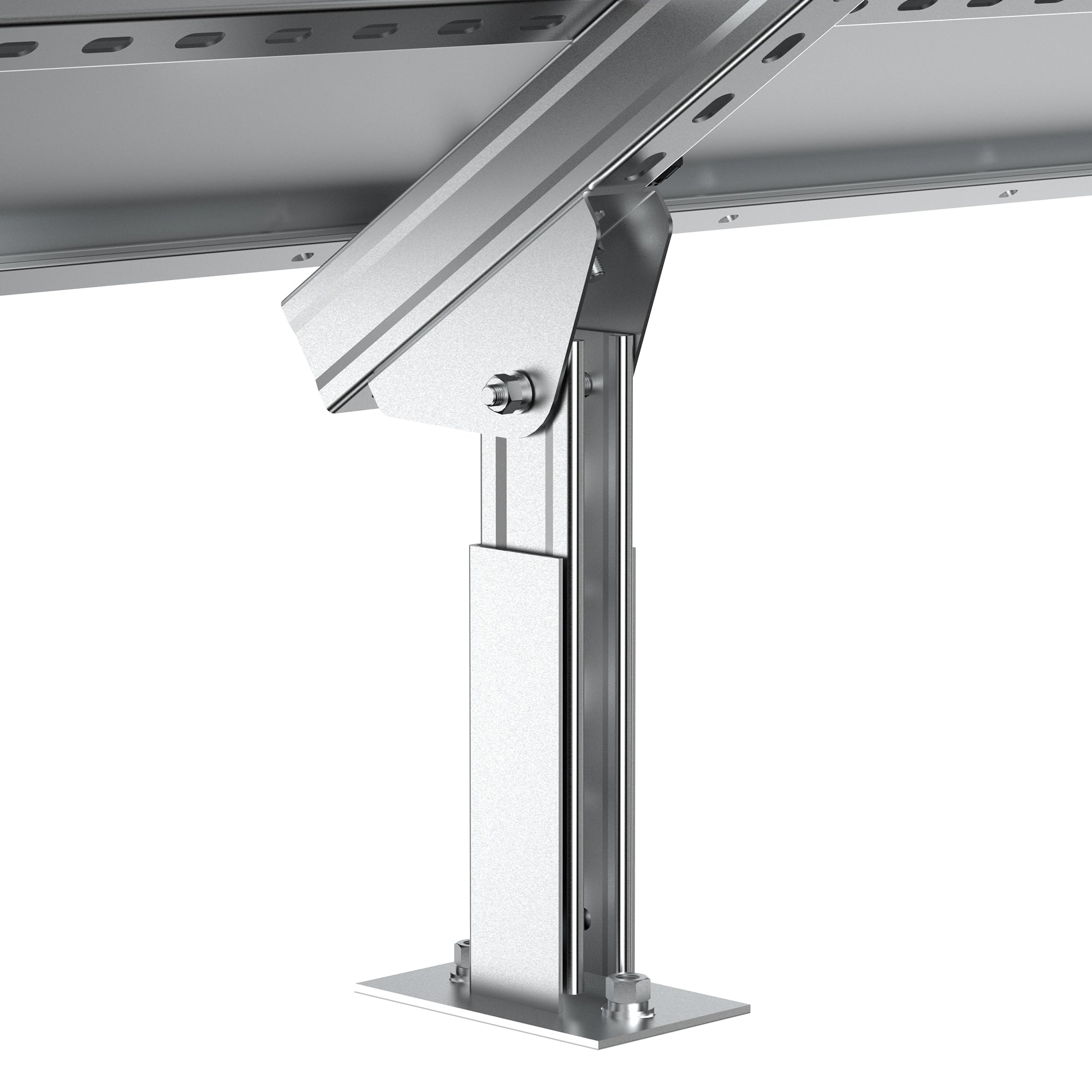 Rich Solar Solar Ground Mount | Fit MEGA 100/100 SLIM/MEGA 150 | Adjustable, Easy-to-Install Brackets for 1-4 Panels