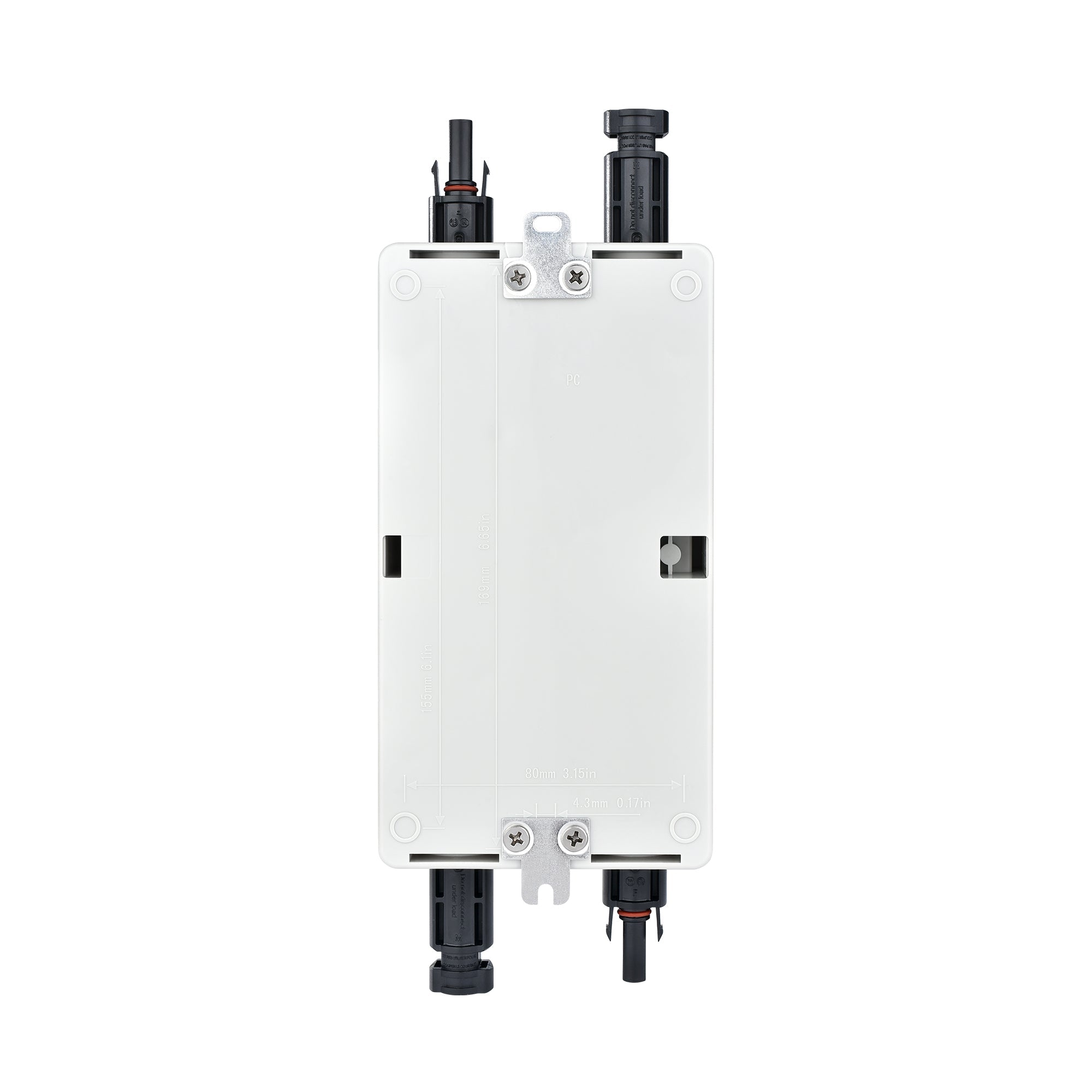 Rich Solar Solar PV DC Quick Disconnect Switch | Solar Array DC Quick Disconnect Switch | 1500 Volt 55 Amp | 2 Pole 1 String | Easy to Install