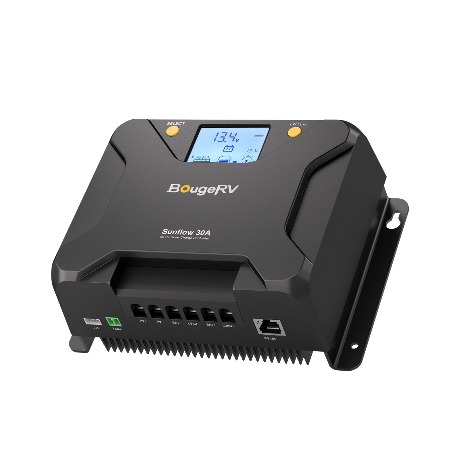 BougeRV Sunflow 30A MPPT Solar Charge Controller 12V/24V