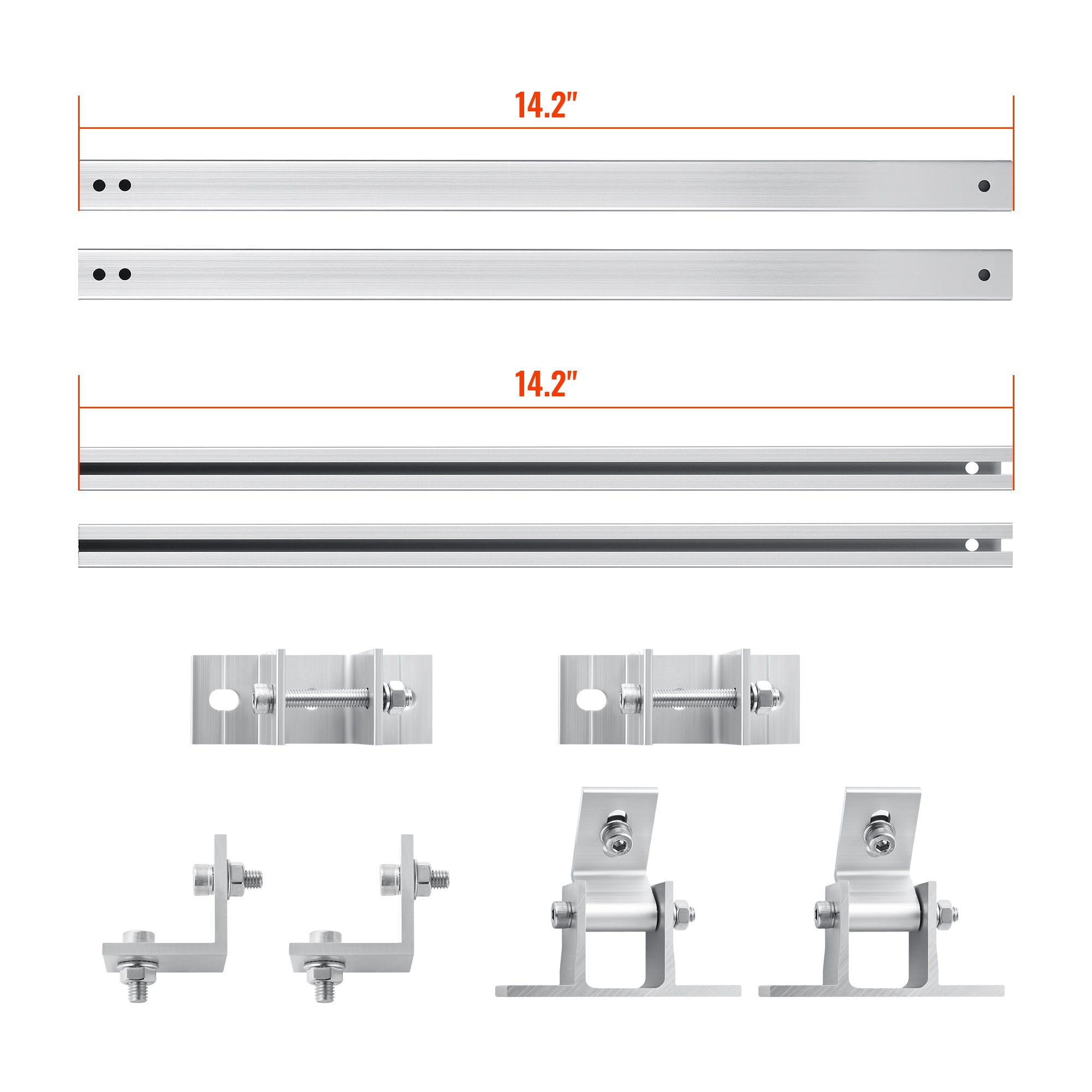 Rich Solar Tilt Mount | Adjustable Tilt Mount for Roofs and Flat Surfaces | Designed for RICH SOLAR MEGA Series Solar Panels | Easy to Install