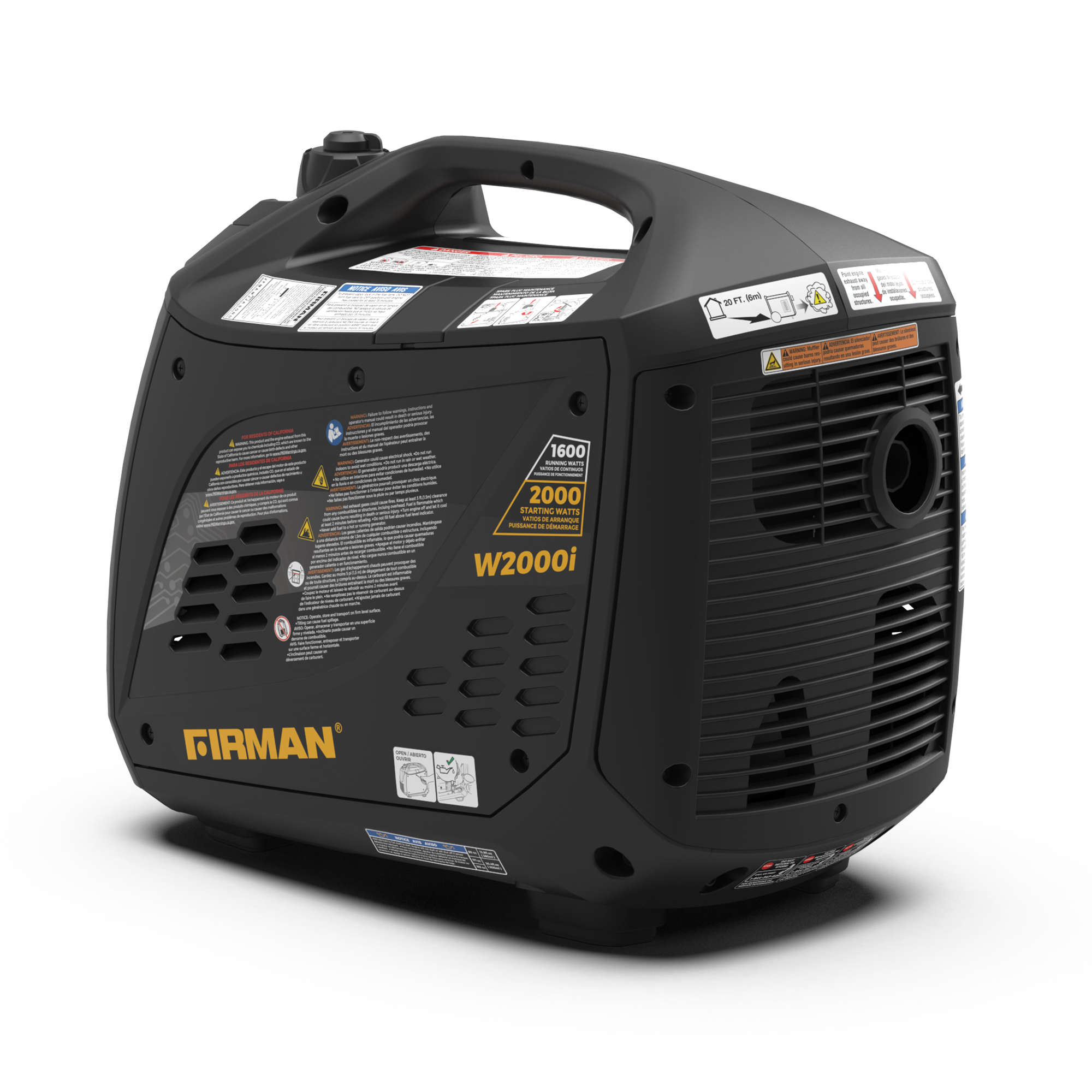 Inverter Portable Generator 2000/1600W Recoil Start