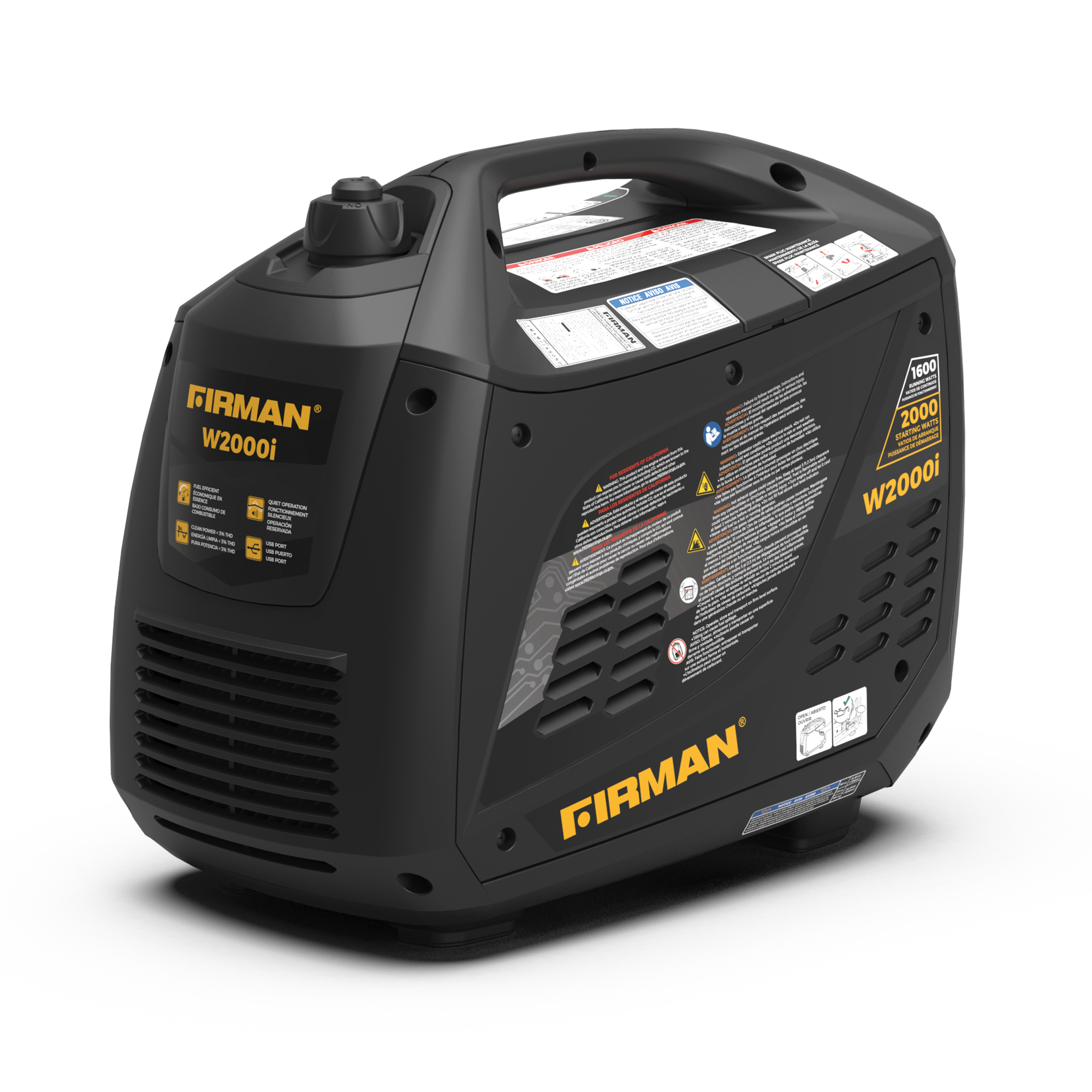 Inverter Portable Generator 2000/1600W Recoil Start