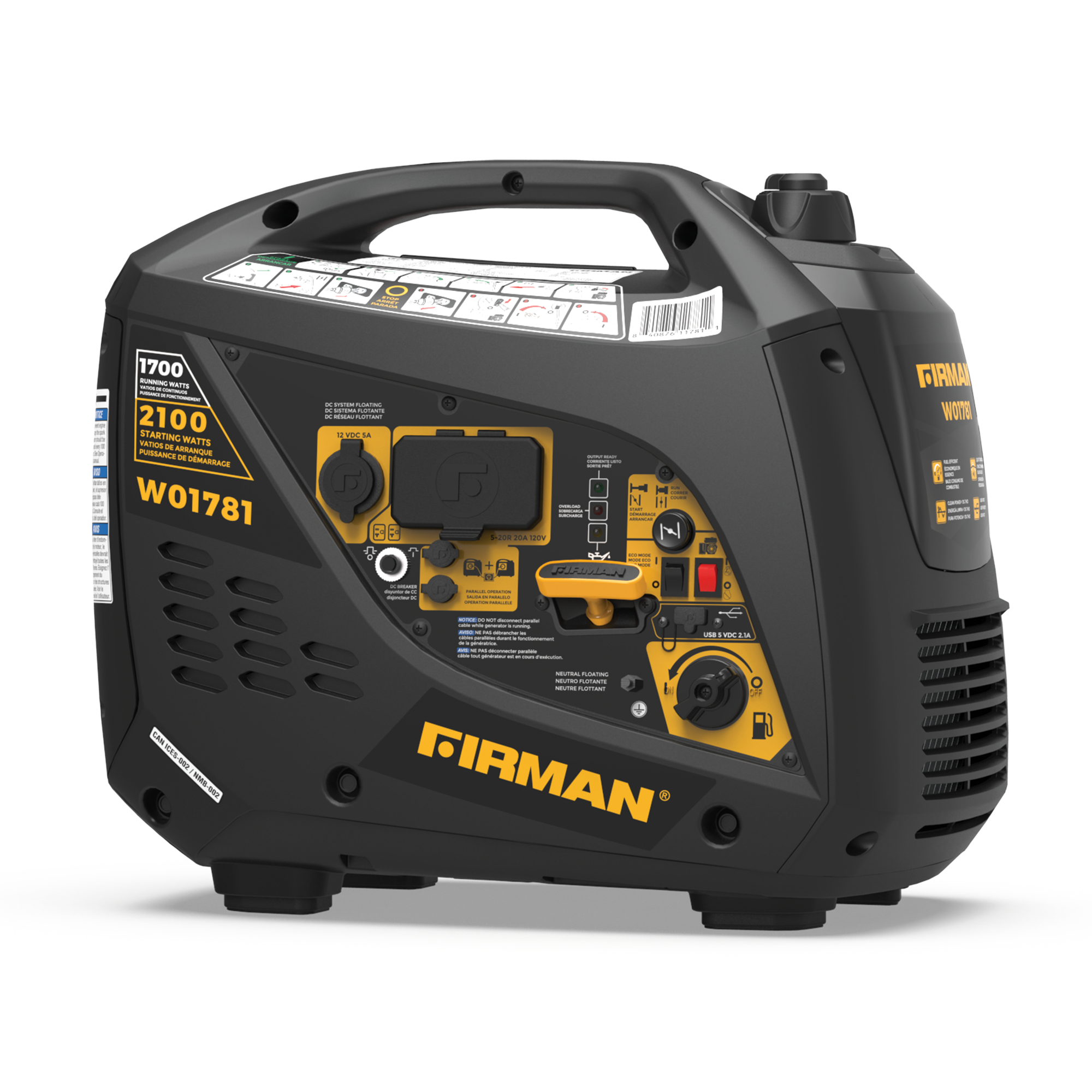 Inverter Portable Generator 2100W Recoil Start
