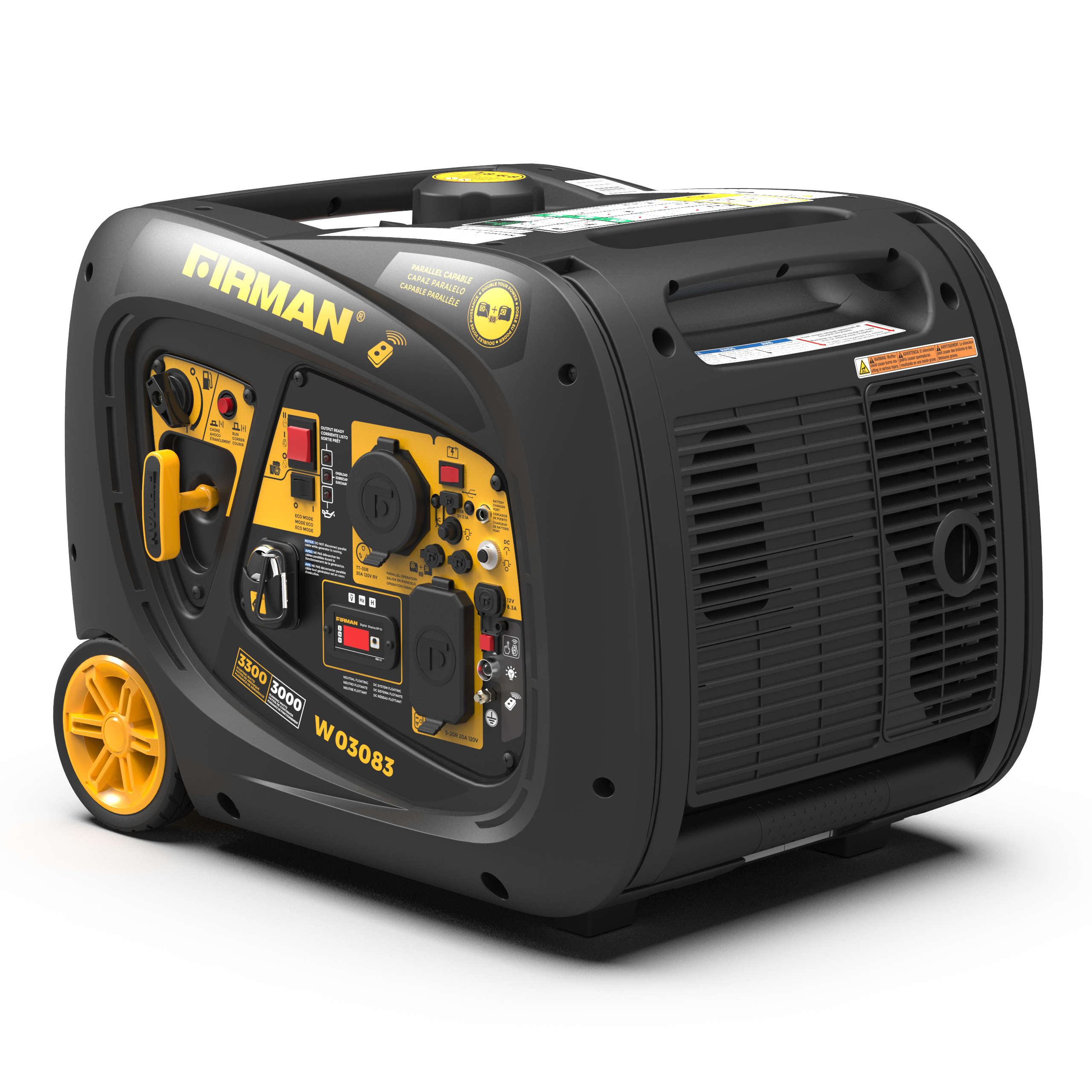 Inverter Portable Generator 3300/3000W Remote Start