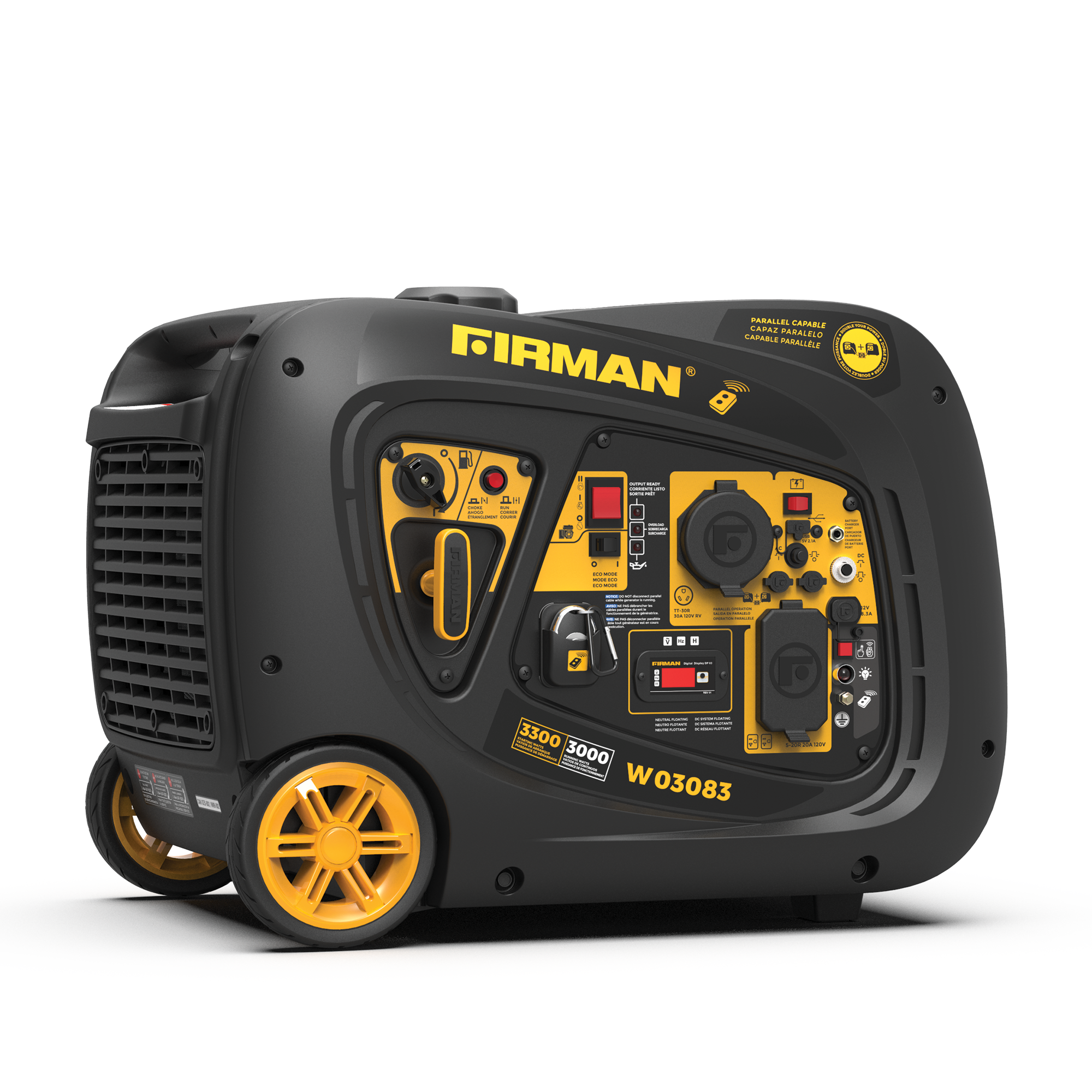 Inverter Portable Generator 3300/3000W Remote Start