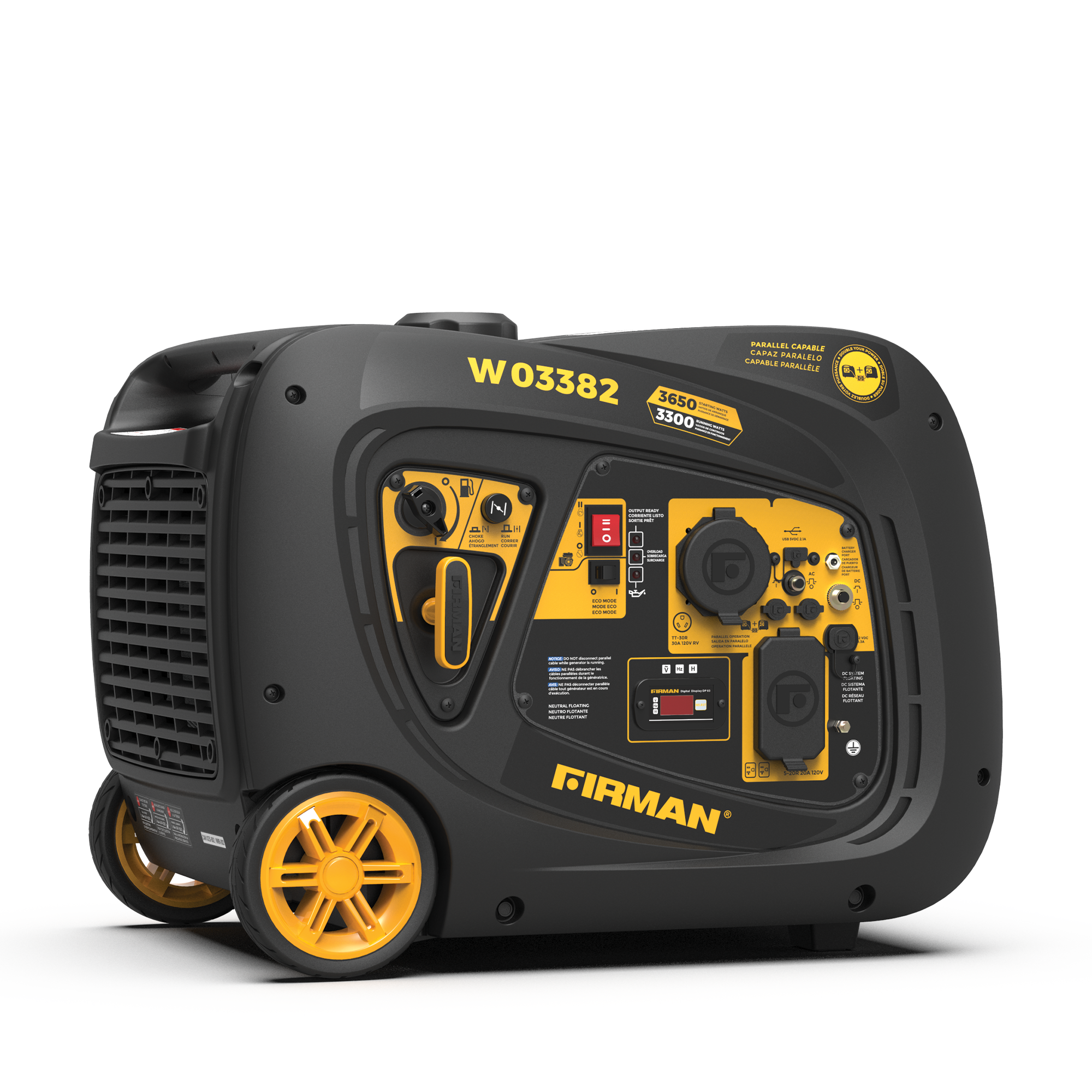 Gas Inverter Portable Generator 3650/3300W Electric Start