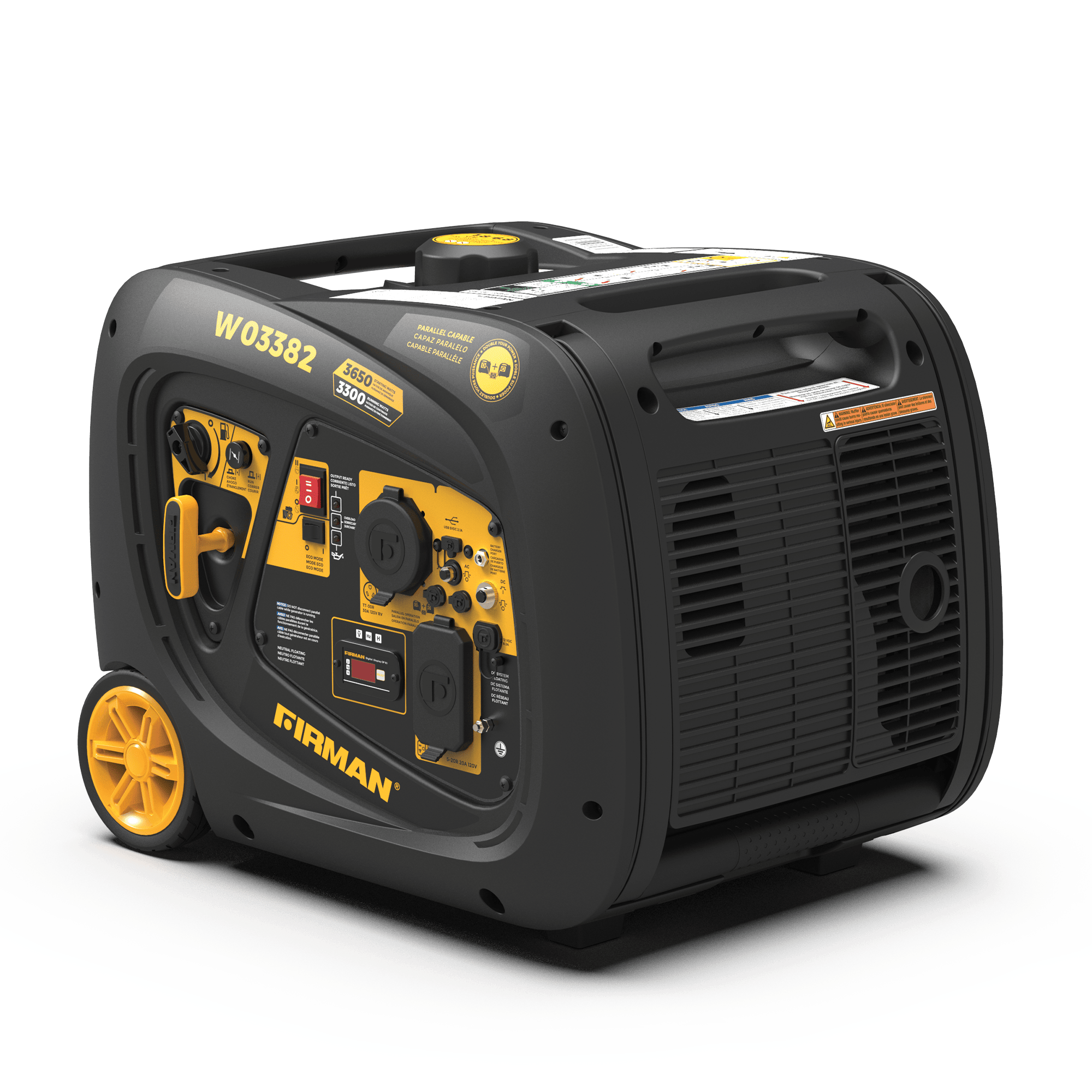 Gas Inverter Portable Generator 3650/3300W Electric Start