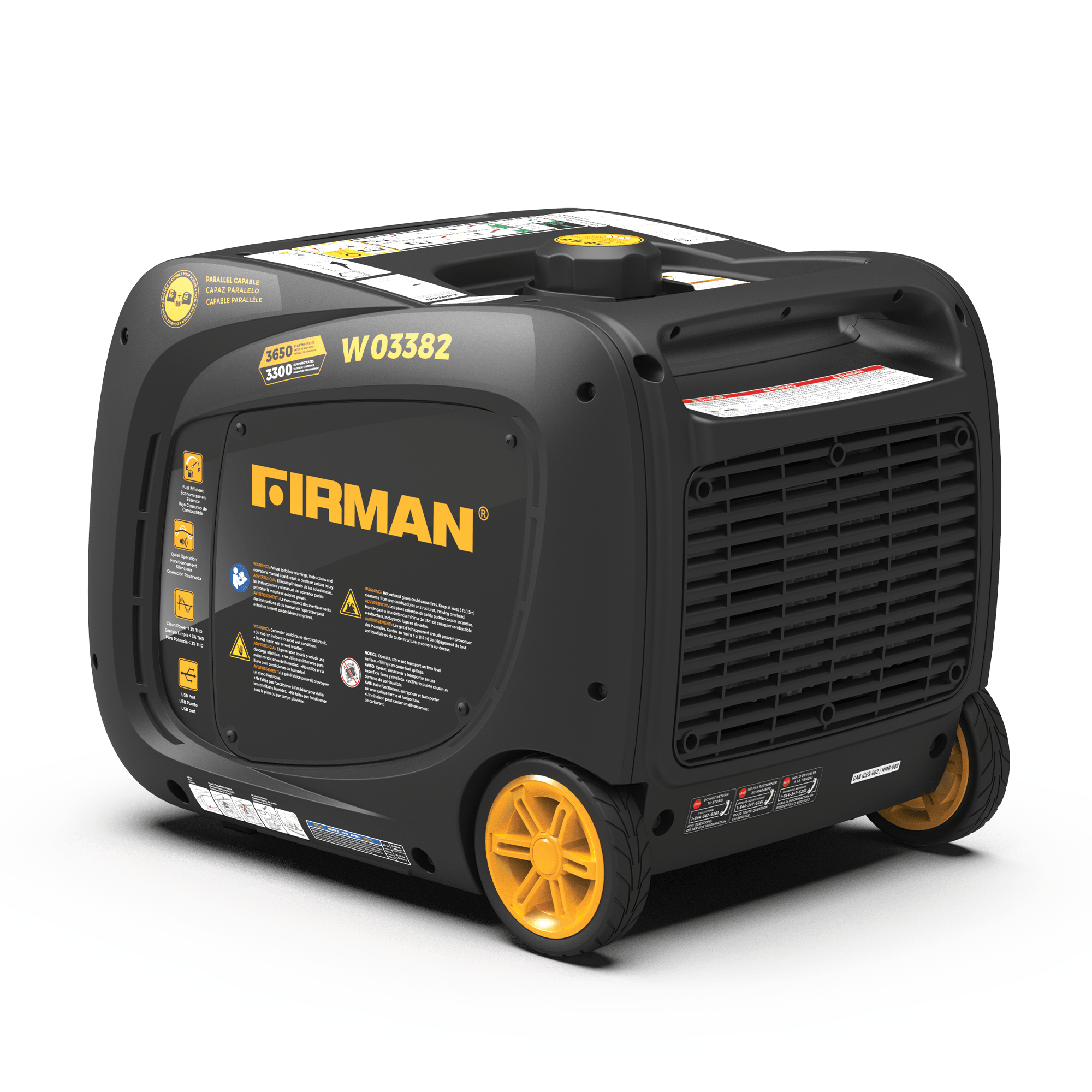 Gas Inverter Portable Generator 3650/3300W Electric Start