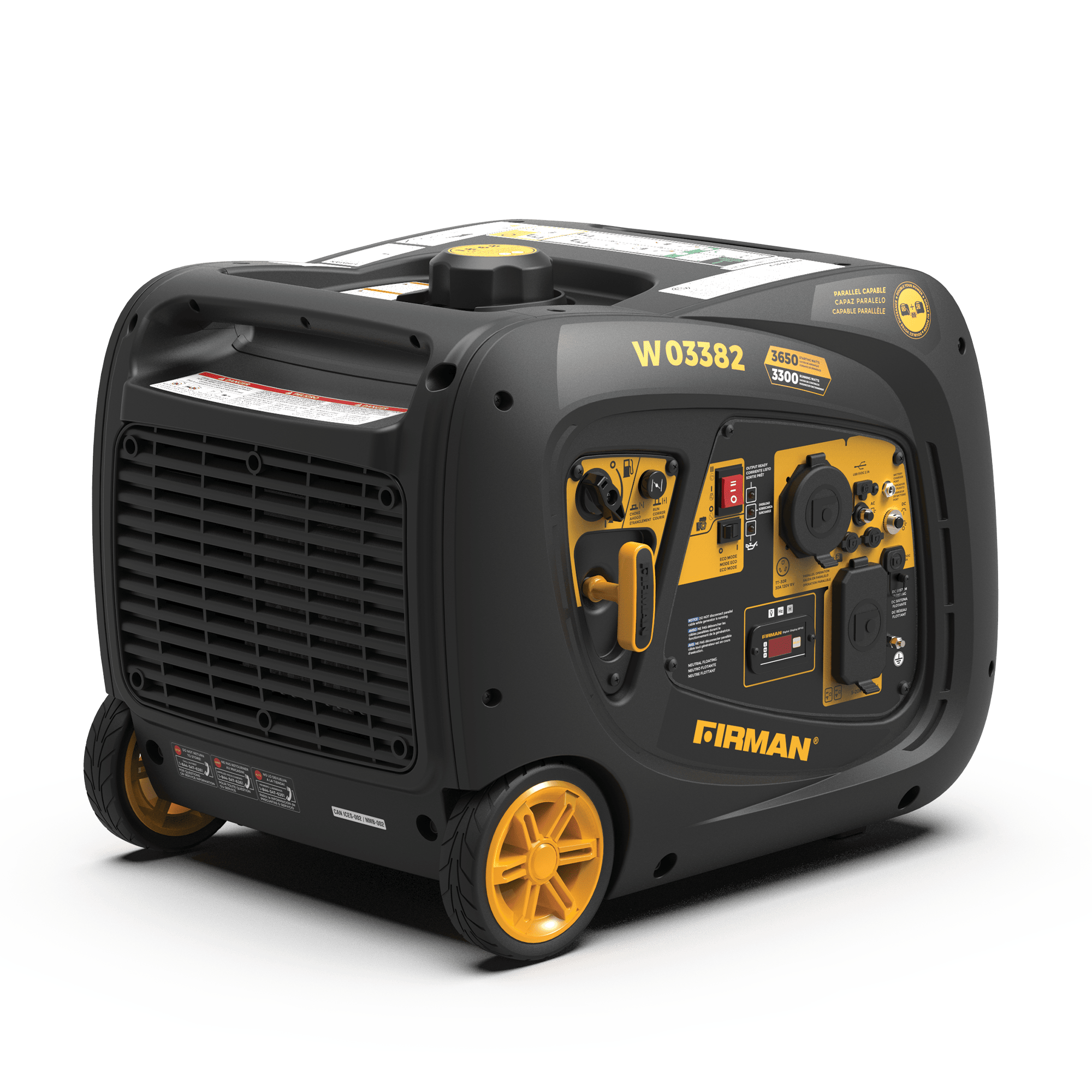 Gas Inverter Portable Generator 3650/3300W Electric Start