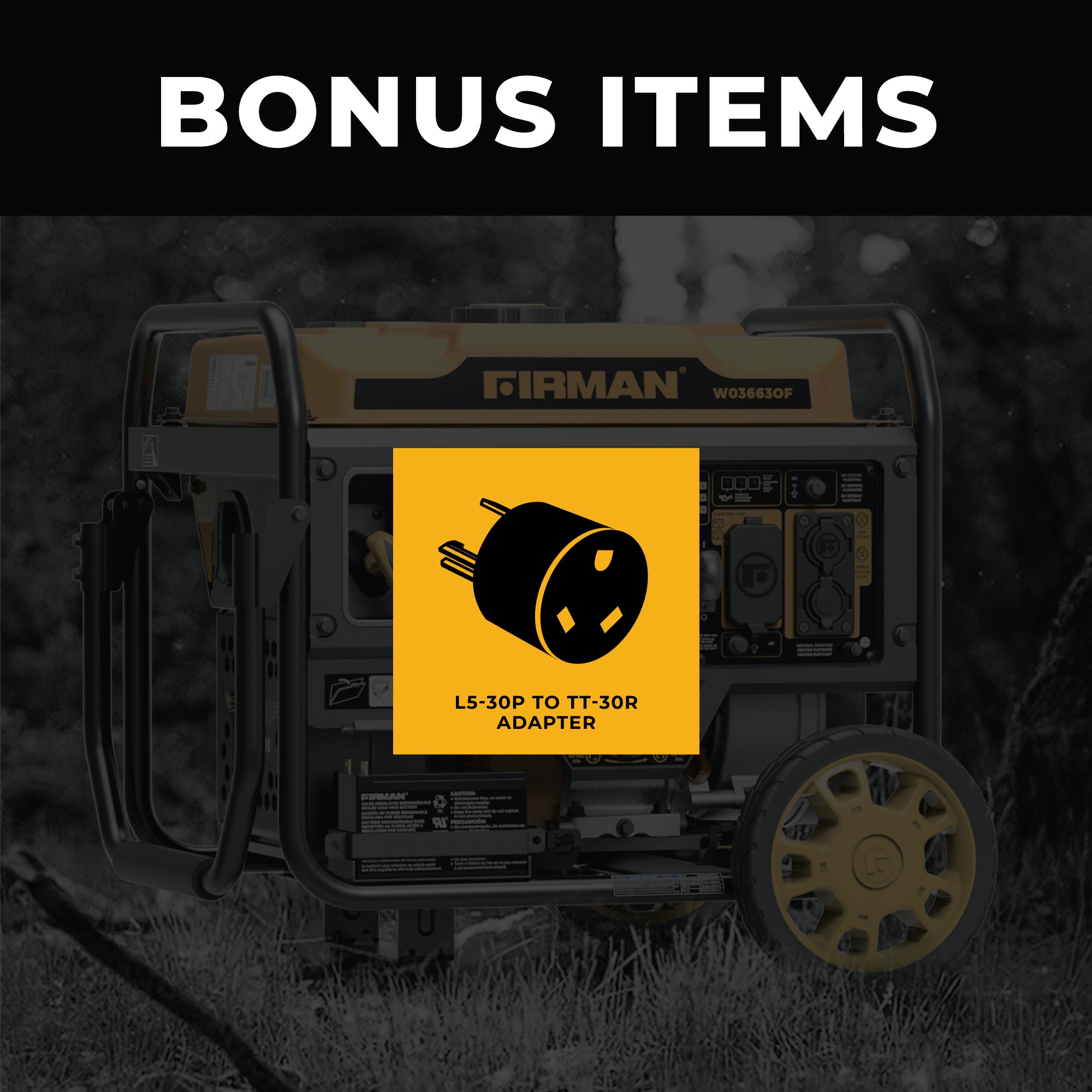 Inverter Open Frame Portable Generator 4500/3650W Remote Start with CO Alert